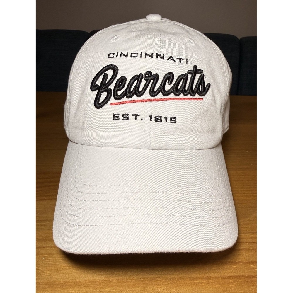 University of Cincinnati Women's Bearcats Adjustable Cap Hat '47 White‎ Script